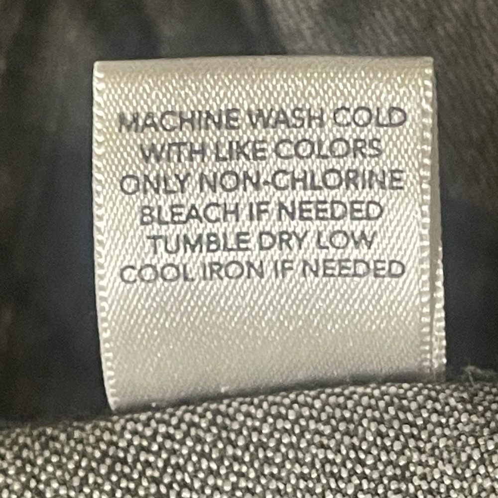 Christopher & Banks Womens Large Olive‎ Green Stretch Denim Vest Ruffle Trim - Picture 7 of 10